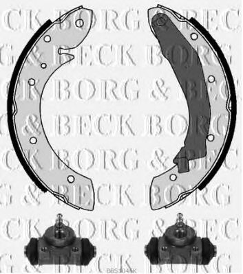 BORG & BECK bbs1046k -  Комплект тормозных колодок